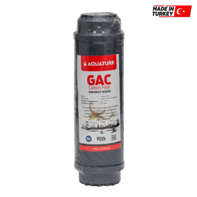 Картриджи для осмоса и проточных фильтров - Картридж из гранулированного угля Aquaturk GAC 10 - фото 1