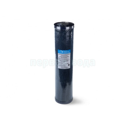 Картриджи Big Blue: 20 дюймов (51х11,5см), 10 дюймов (25х11,5см)  - Картридж на основе углеродного волокна с добавкой серебра Гейзер ММВ 20 BB (Big Blue 20) - фото 1